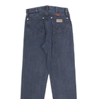 WRANGLER Womens Jeans Blue Slim Straight Denim Medium W28 L32 Classic Cotton Zip