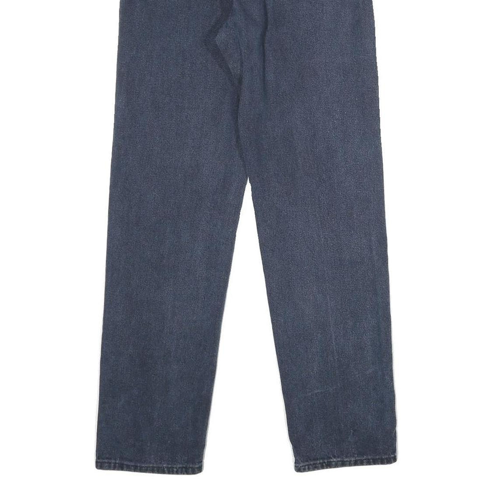 WRANGLER Womens Jeans Blue Slim Straight Denim Medium W28 L32 Classic Cotton Zip