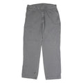 DICKIES Mens Jeans Grey Regular Straight Denim W33 L30 Workwear Durable Button