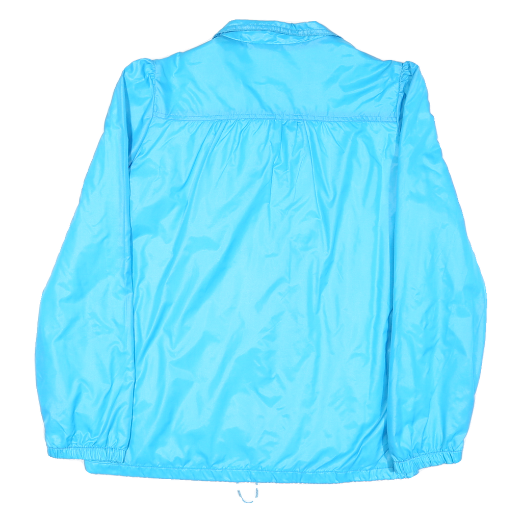 WINDY WEATHER Womens Blue Button Jacket S Polyester Blend Casual Outerwear
