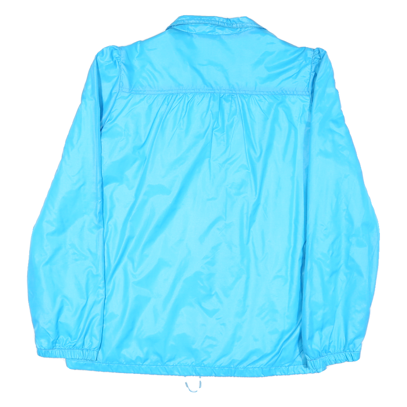 WINDY WEATHER Womens Blue Button Jacket S Polyester Blend Casual Outerwear