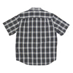 CARHARTT Mens Black & White Check Shirt L Cotton Casual Workwear Button