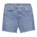 LEVI'S Womens Denim Blue Casual Shorts M W30 Cotton Blend Relaxed Fit