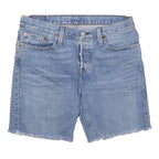 LEVI'S Womens Denim Blue Casual Shorts M W30 Cotton Blend Relaxed Fit