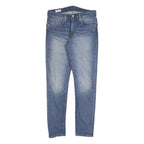 LEVI'S 512 BIG E Mens Slim Blue Denim Medium W31 L32 Slim Fit Zip Fly Jeans