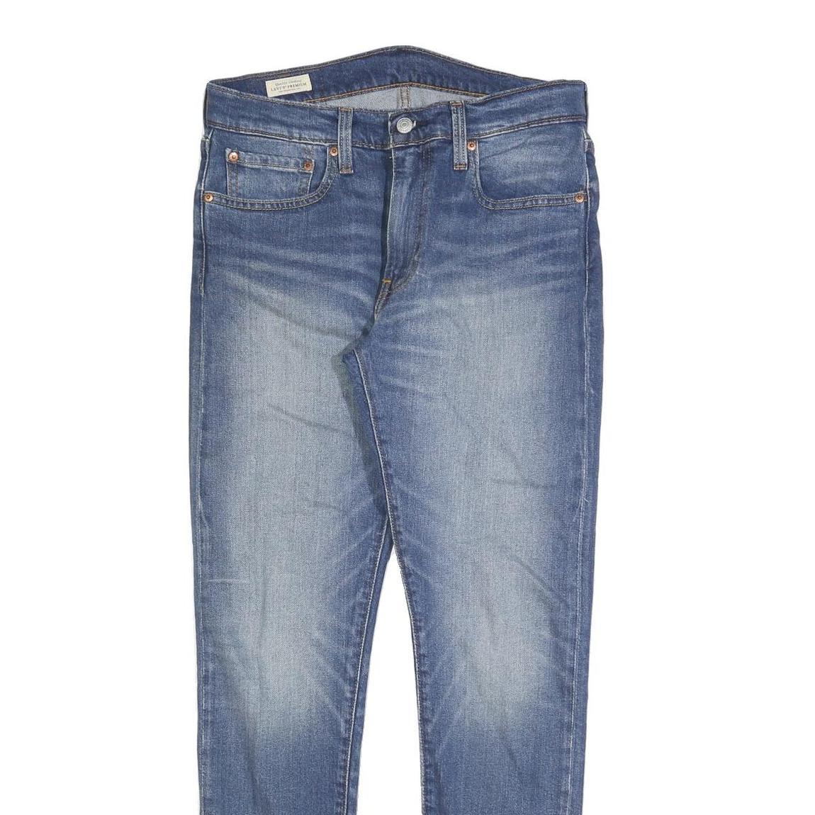 LEVI'S 512 BIG E Mens Slim Blue Denim Medium W31 L32 Slim Fit Zip Fly Jeans