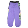 MAGIC Mens Joggers Purple & Multicoloured S W32 L29 Polyester Blend Casual
