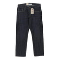 LEVI'S 505 Womens Jeans Blue Regular Straight Denim Raw W32 L26 Classic Fit