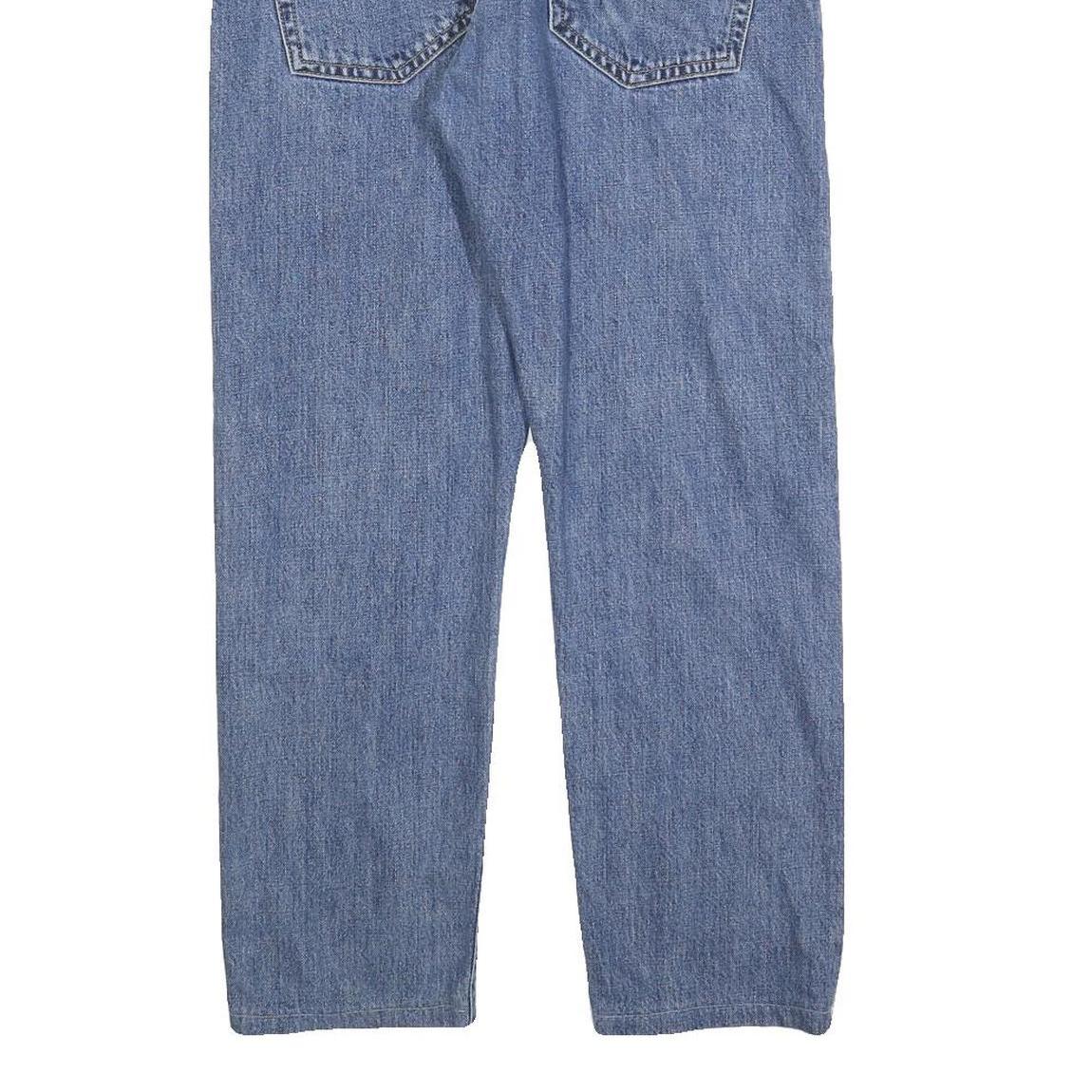 CARHARTT Mens Jeans Blue Regular Straight Denim W31 L26 Button Cotton Blend