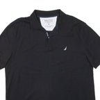 NAUTICA Mens Polo Shirt Black 2XL