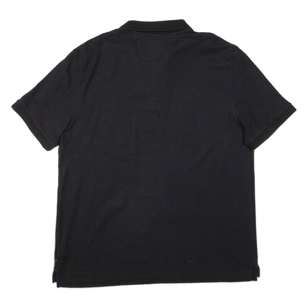 NAUTICA Mens Polo Shirt Black 2XL