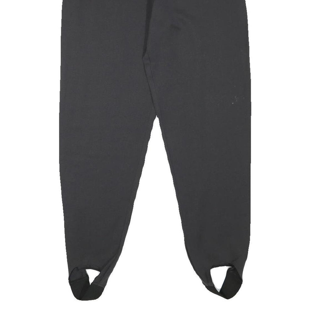 CHARLES VOGELE Womens Relaxed Black Trousers W27 L29 Zip Polyester Blend