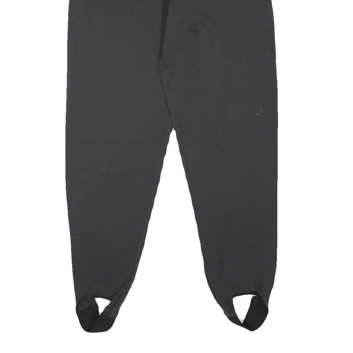 CHARLES VOGELE Womens Relaxed Black Trousers W27 L29 Zip Polyester Blend