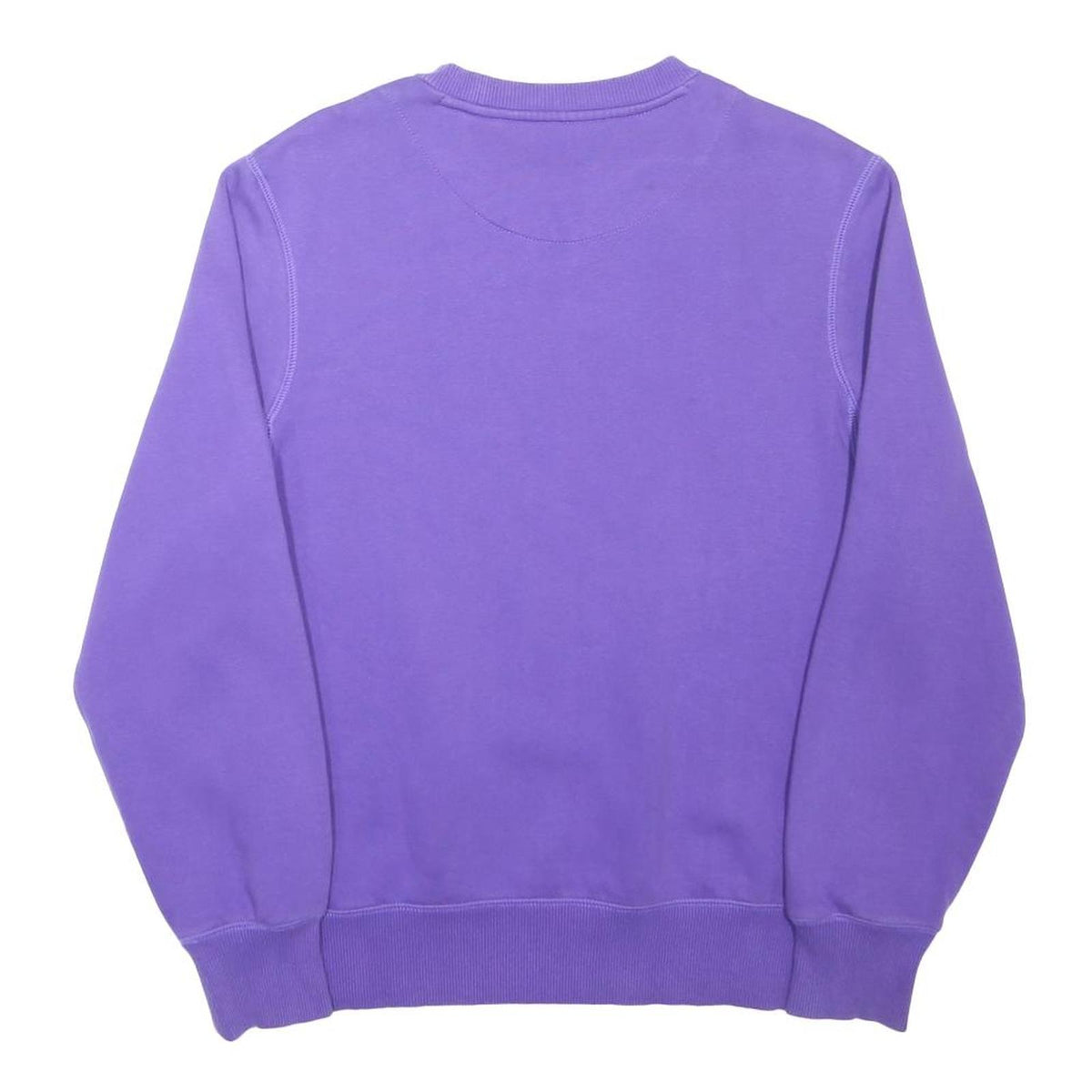 NIKE Mens Purple Crew Neck L Sweatshirt Cotton Blend Pullover Casual Comfort