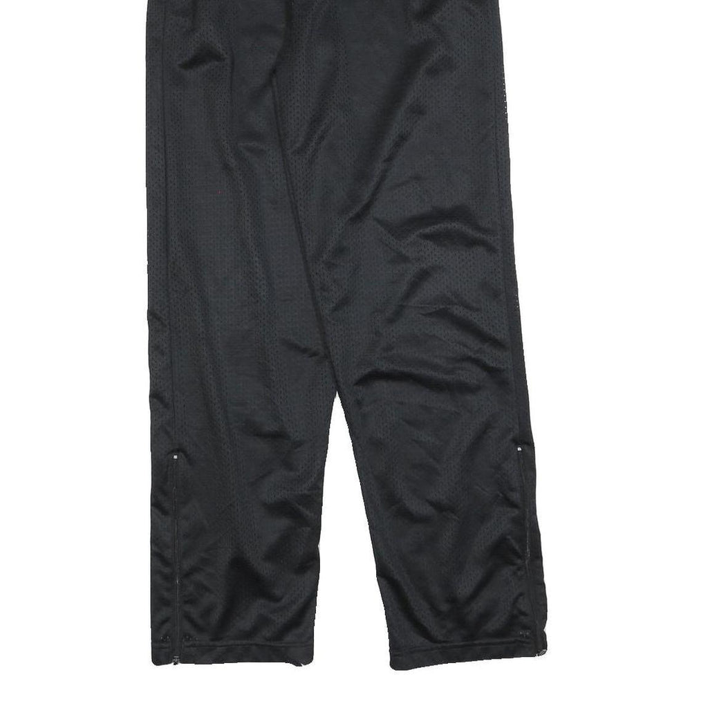 CHAMPION Mens Joggers Black S W25 L28 Polyester Blend Regular Tapered Fit Casual