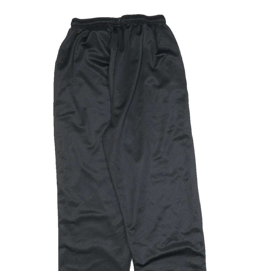 CHAMPION Mens Joggers Black S W25 L28 Polyester Blend Regular Tapered Fit Casual