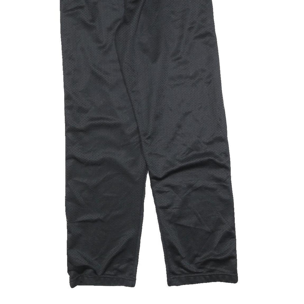 CHAMPION Mens Joggers Black S W25 L28 Polyester Blend Regular Tapered Fit Casual