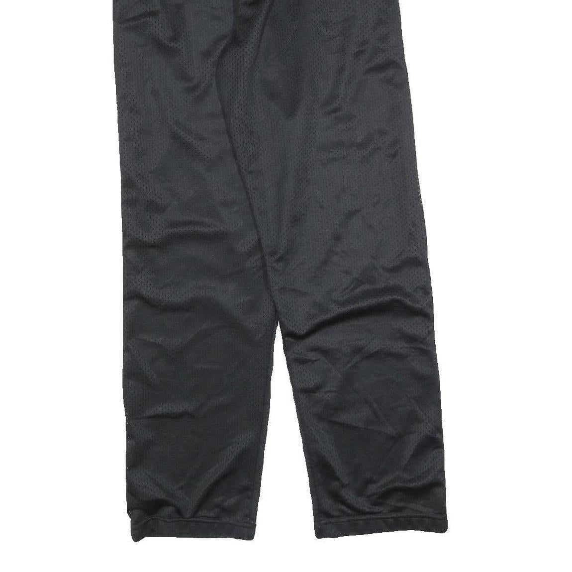 CHAMPION Mens Joggers Black S W25 L28 Polyester Blend Regular Tapered Fit Casual