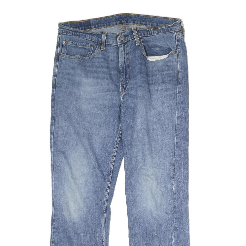 LEVI'S 514 Mens Jeans Blue Regular Straight Denim Medium W35 L30 Classic Fit