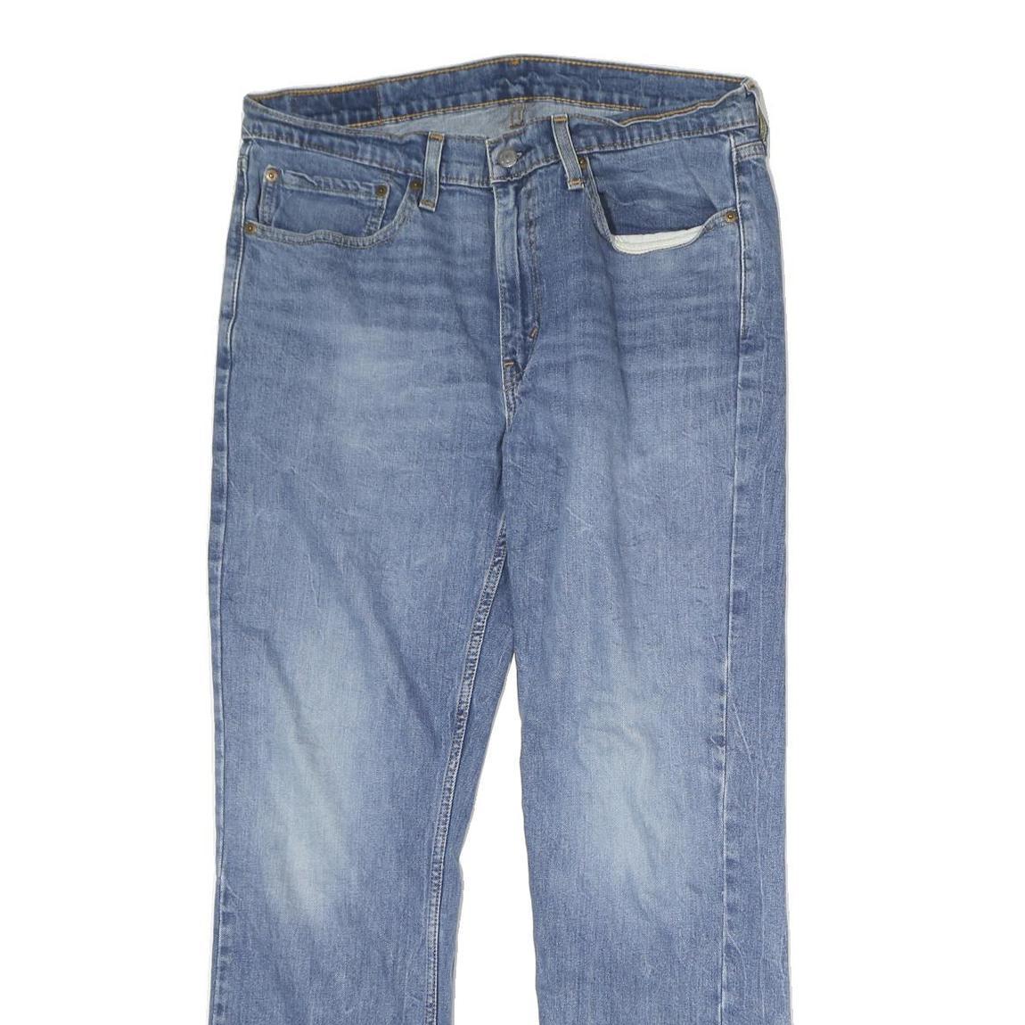 LEVI'S 514 Mens Jeans Blue Regular Straight Denim Medium W35 L30 Classic Fit