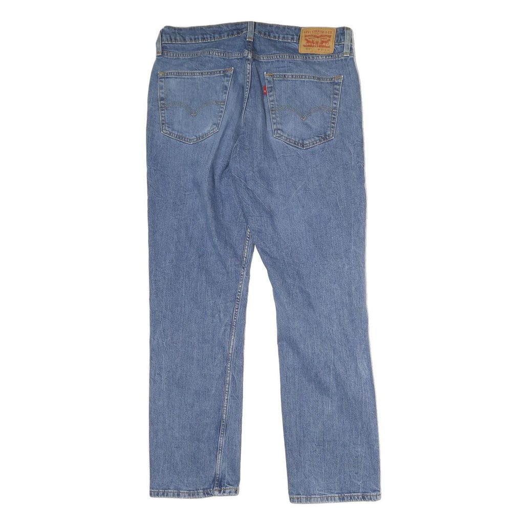 LEVI'S 514 Mens Jeans Blue Regular Straight Denim Medium W35 L30 Classic Fit