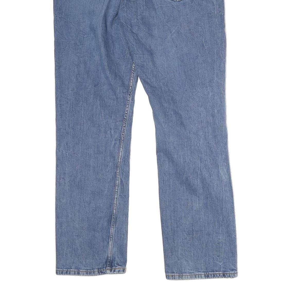 LEVI'S 514 Mens Jeans Blue Regular Straight Denim Medium W35 L30 Classic Fit