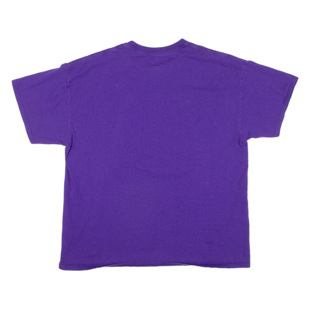MAJESTIC Vikings Mens T-Shirt Purple USA XL