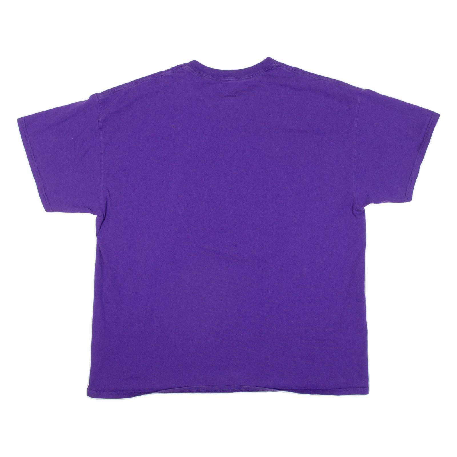 MAJESTIC Vikings Mens T-Shirt Purple USA XL