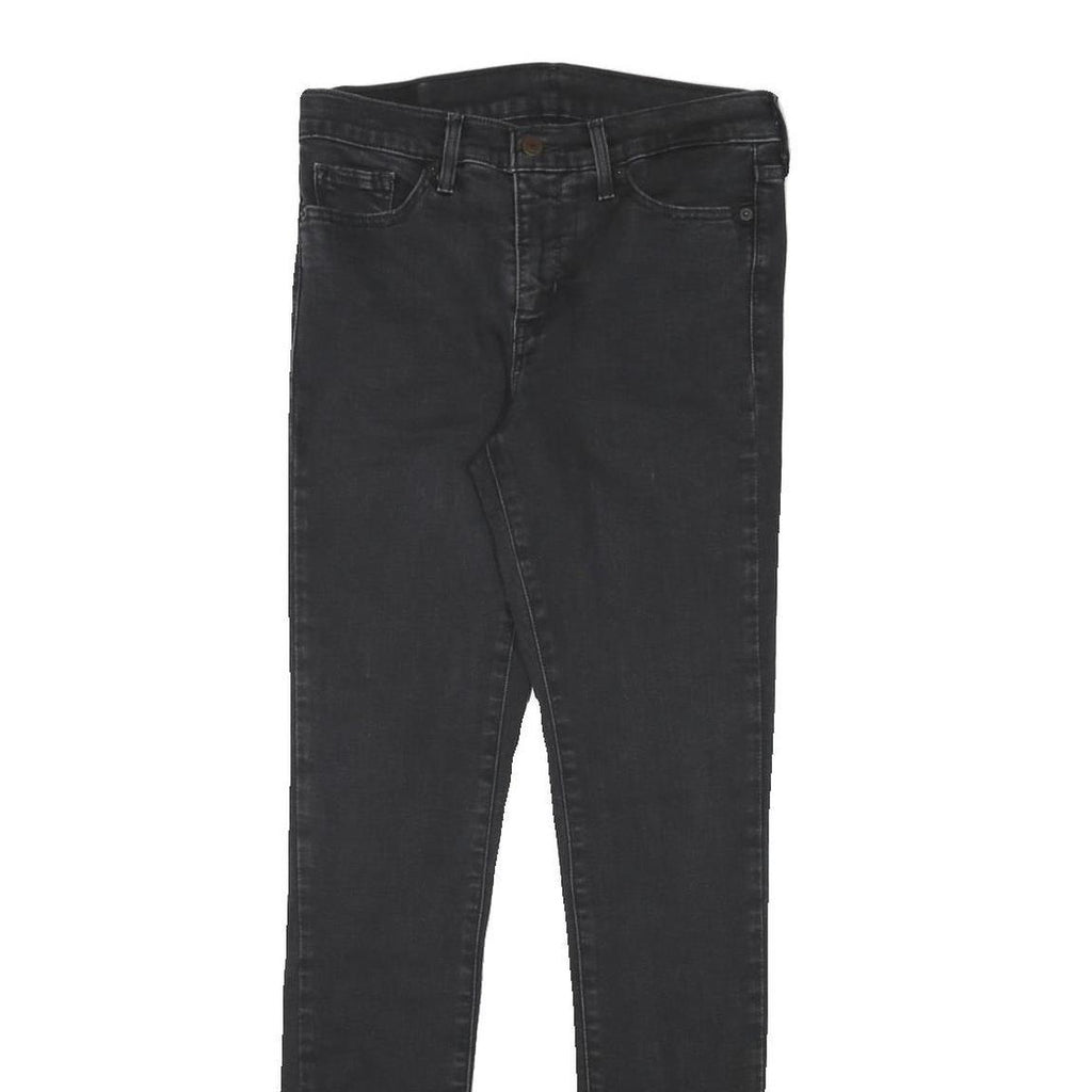 LEVI'S Womens Jeans Black Slim Skinny Denim Medium W28 L31 Stretch Cotton Blend