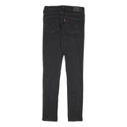 LEVI'S Womens Jeans Black Slim Skinny Denim Medium W28 L31 Stretch Cotton Blend