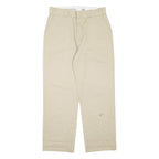 DICKIES Womens Trousers Beige Regular Straight W30 L28