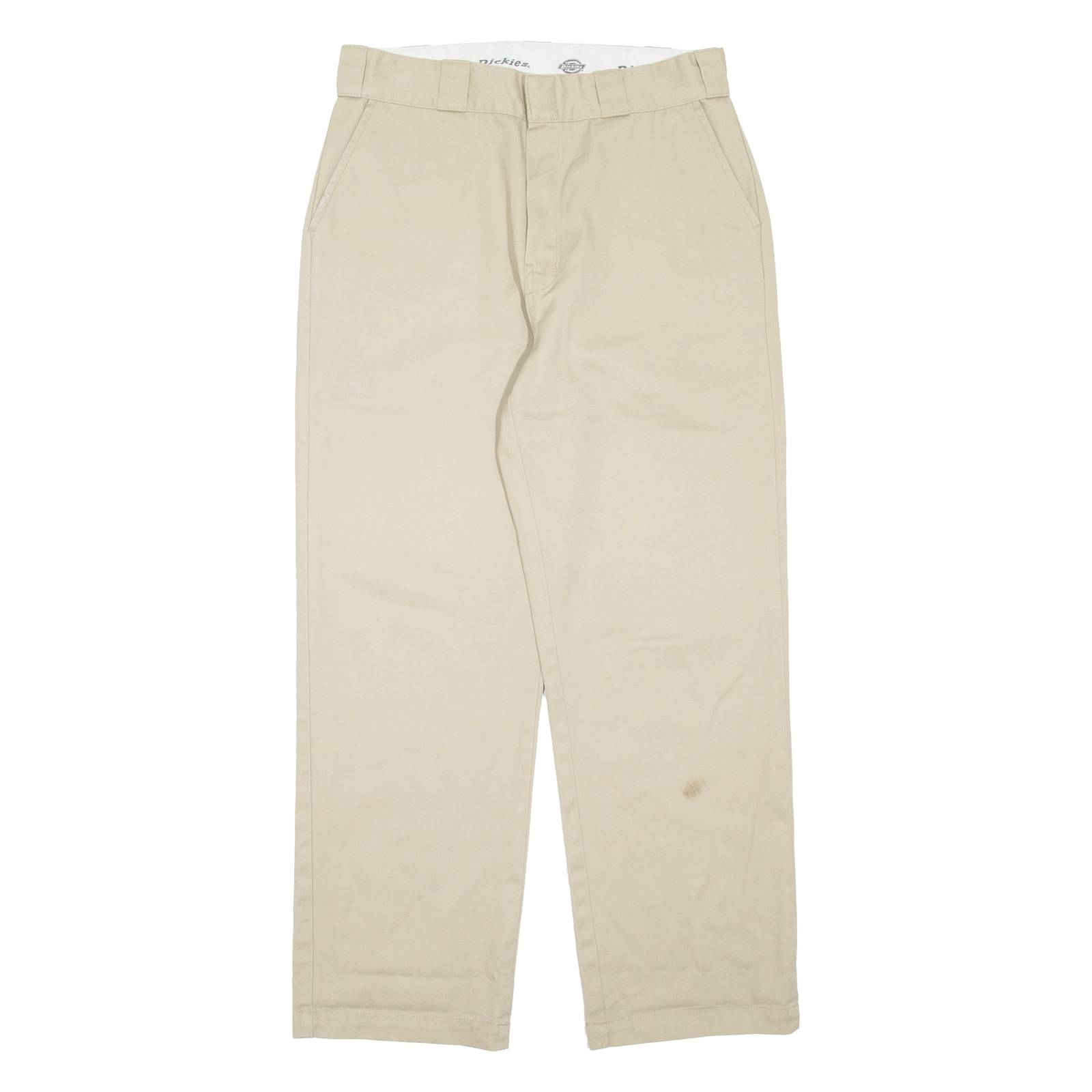 DICKIES Womens Trousers Beige Regular Straight W30 L28