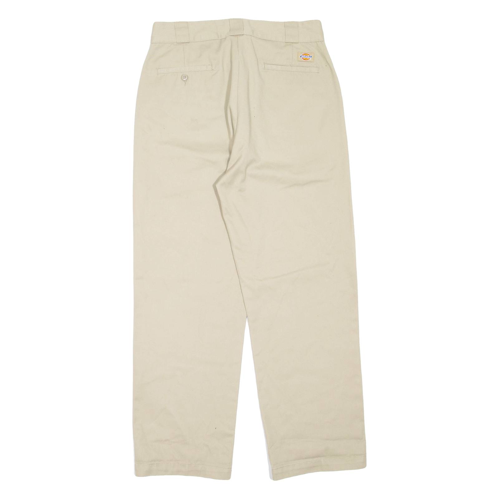 DICKIES Womens Trousers Beige Regular Straight W30 L28
