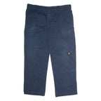 DICKIES Workwear Mens Trousers Blue Regular Straight W40 L30