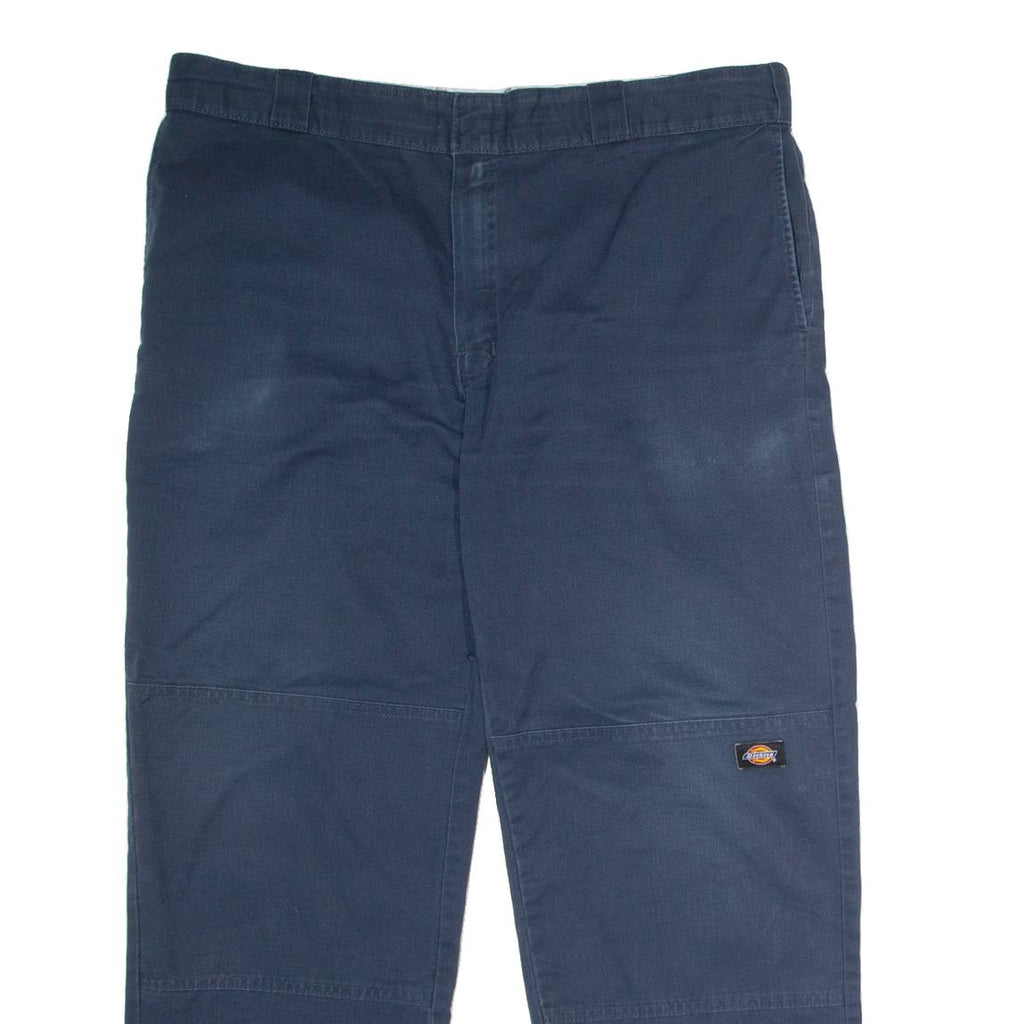DICKIES Workwear Mens Trousers Blue Regular Straight W40 L30