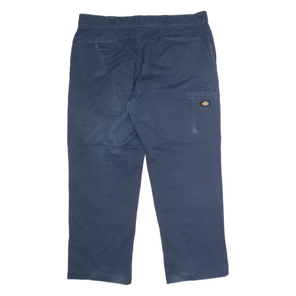 DICKIES Workwear Mens Trousers Blue Regular Straight W40 L30