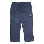 DICKIES Workwear Mens Trousers Blue Regular Straight W40 L30