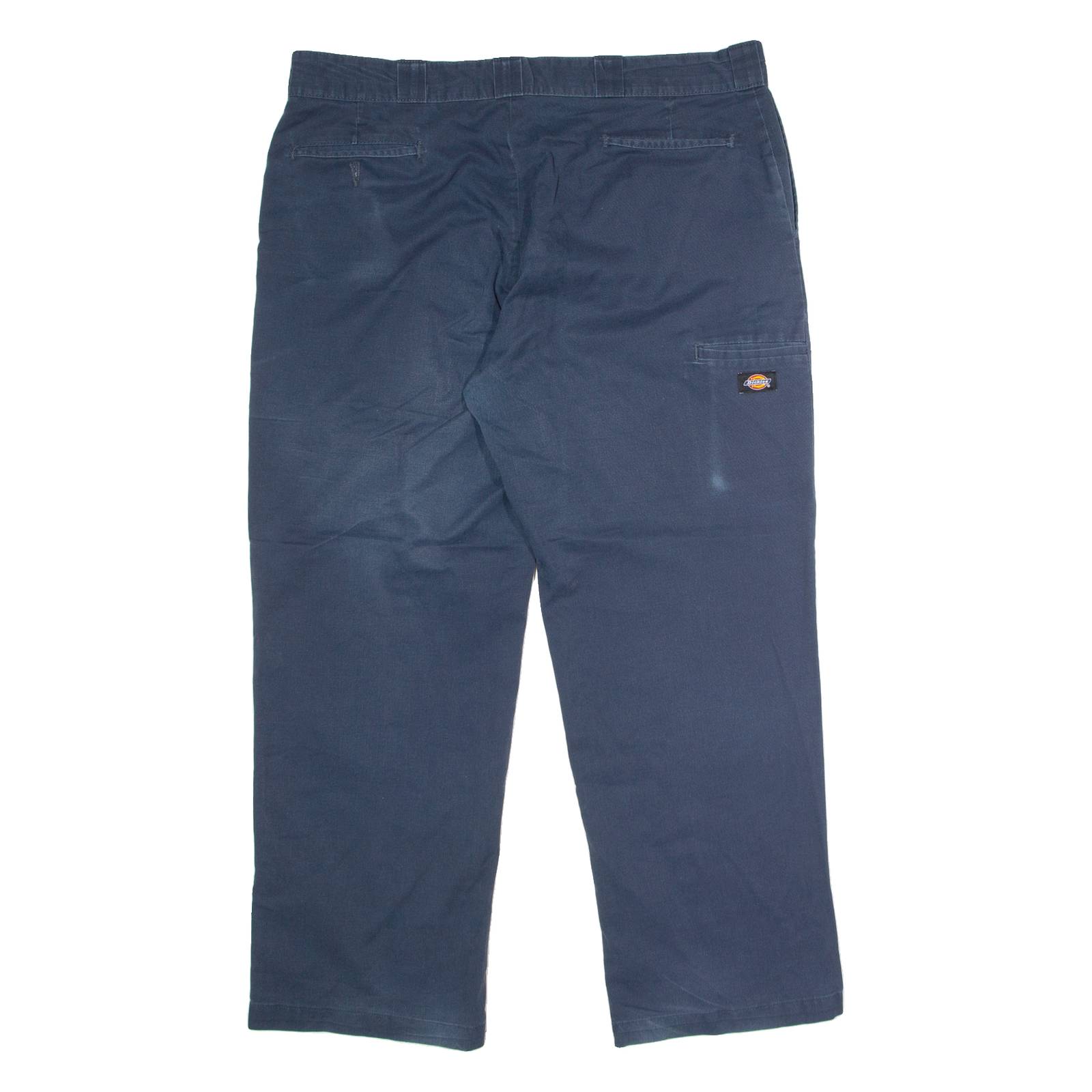 DICKIES Workwear Mens Trousers Blue Regular Straight W40 L30