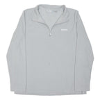 REGATTA Womens Light Grey Plain Pullover Jumper Crew Neck Cotton Blend L Outdoor