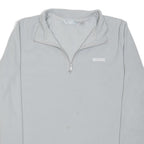REGATTA Womens Light Grey Plain Pullover Jumper Crew Neck Cotton Blend L Outdoor