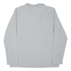 REGATTA Womens Light Grey Plain Pullover Jumper Crew Neck Cotton Blend L Outdoor