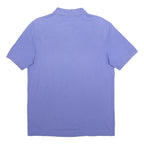 KAPPA Mens Blue Short Sleeve Plain Polo Shirt L Classic Cotton Blend Casual