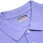 KAPPA Mens Blue Short Sleeve Plain Polo Shirt L Classic Cotton Blend Casual