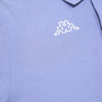 KAPPA Mens Blue Short Sleeve Plain Polo Shirt L Classic Cotton Blend Casual