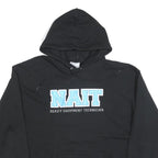 CHAMPION Mens Black Hoodie XL NAIT Heavy Equipment Technician Pullover
