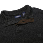 CHAPS Mens Charcoal Grey Plain Pullover Jumper Crew Neck Cotton 2XL