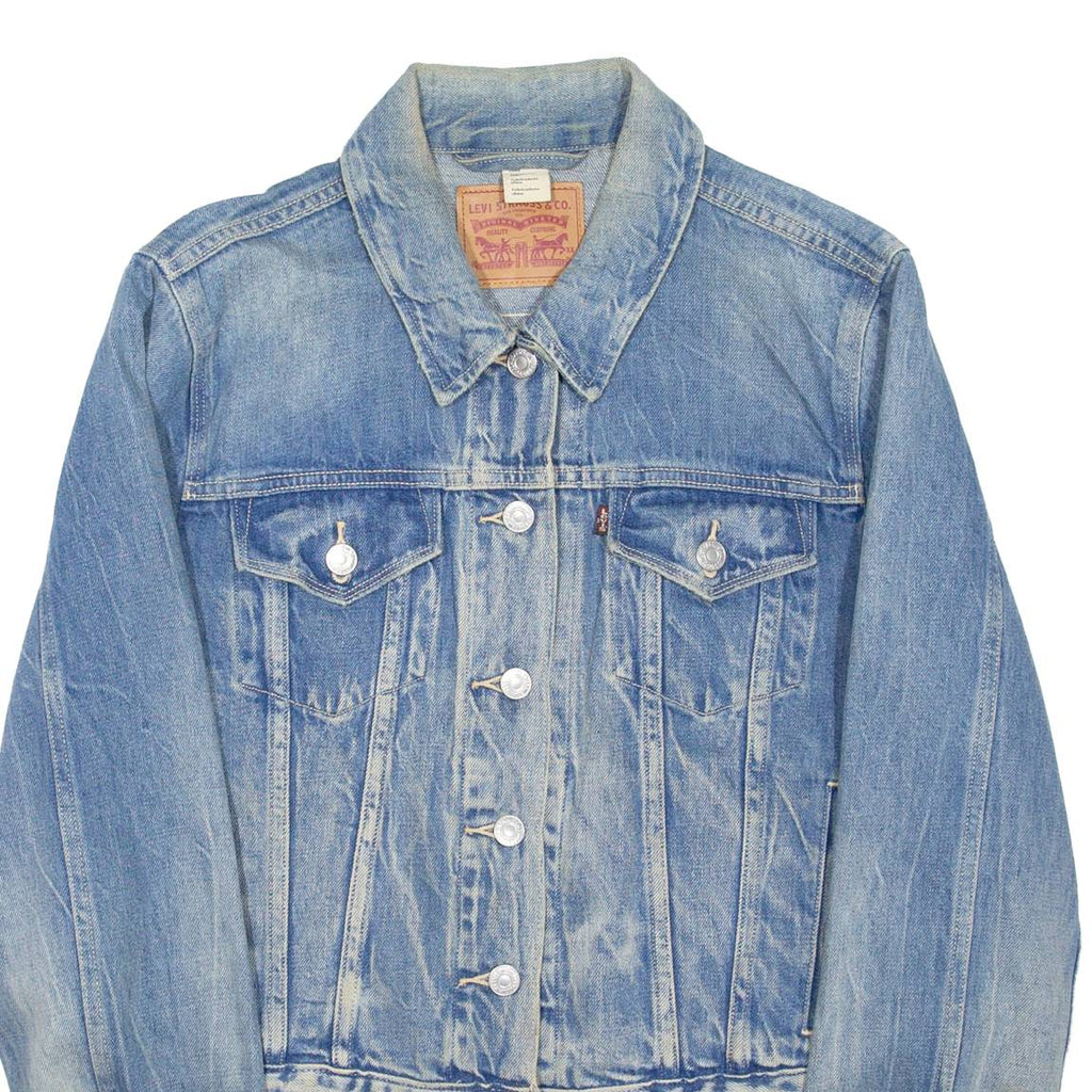 LEVI'S Womens Denim Jacket Blue S