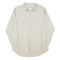 BUGLE BOY Mens Beige Casual Cargo Shirt L Cotton Blend Workwear Utility