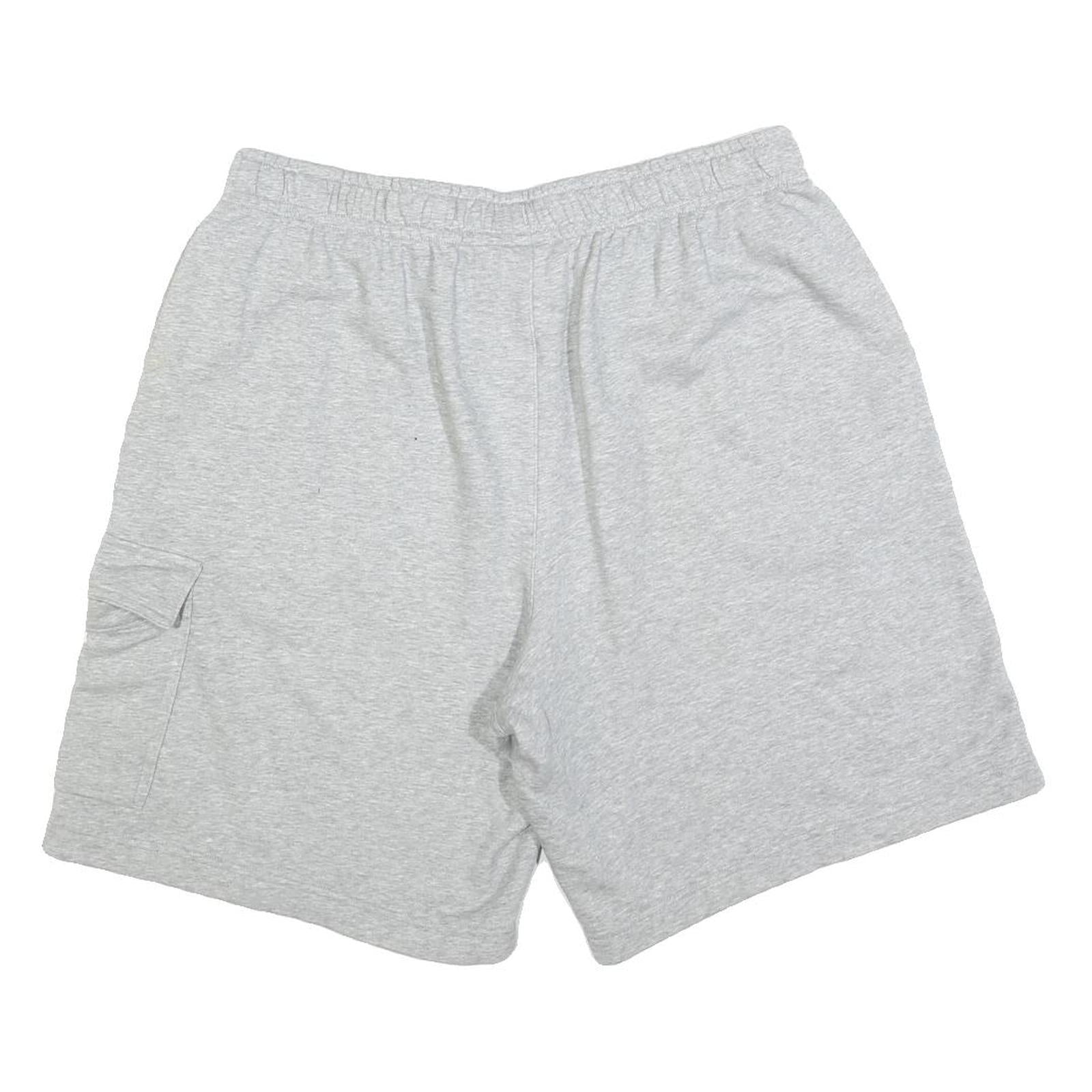 NIKE Mens Shorts Grey Cargo XL W32 Cotton Blend Casual Pocketed