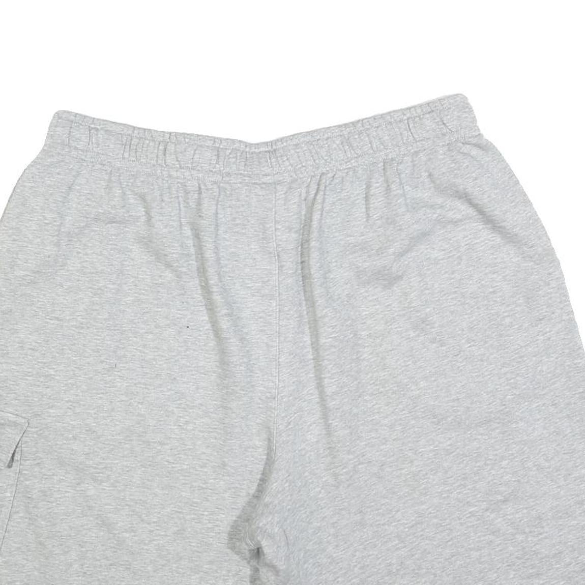 NIKE Mens Shorts Grey Cargo XL W32 Cotton Blend Casual Pocketed